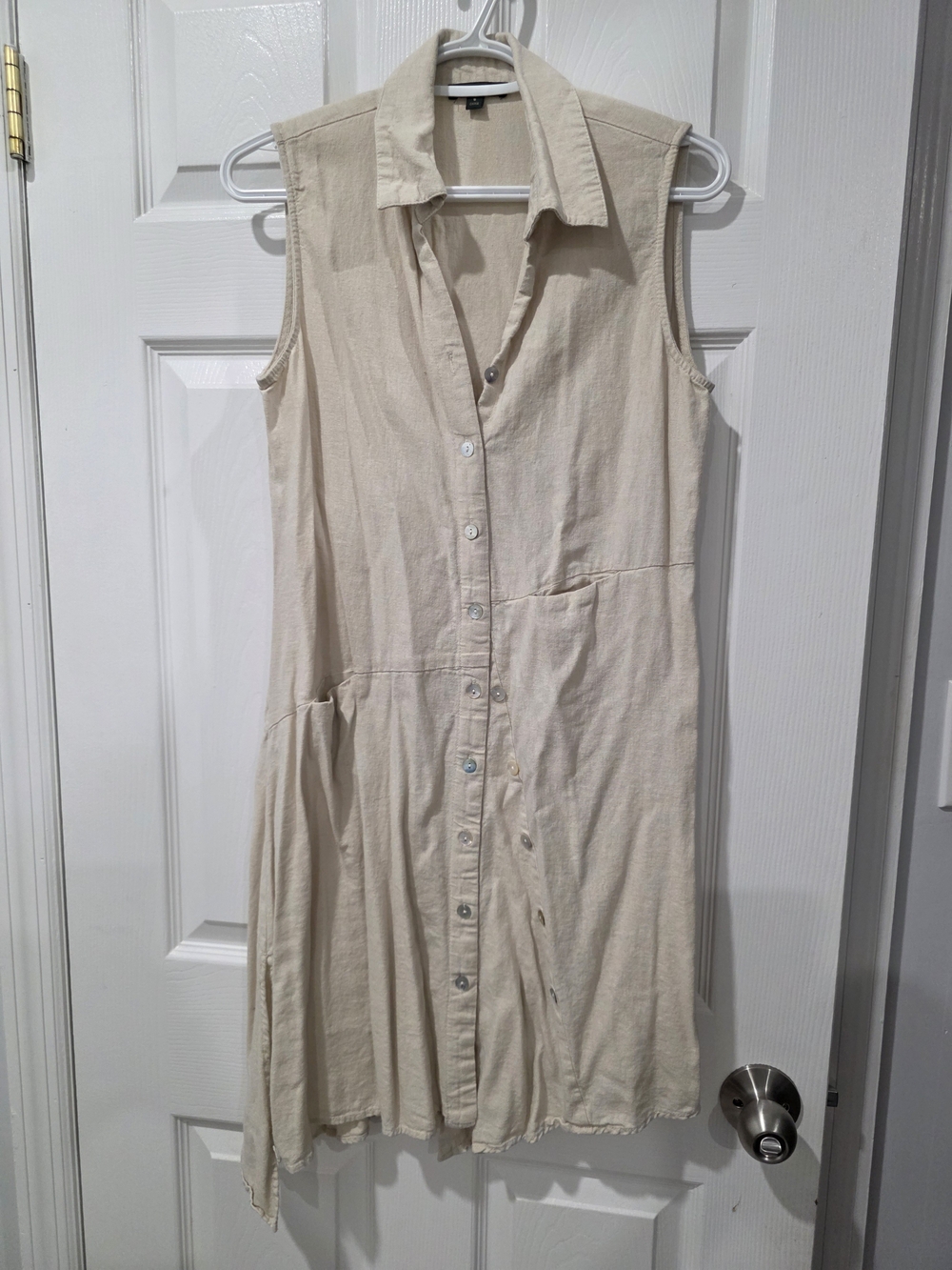 For Cynthia Asymmetrical Button Front Dress